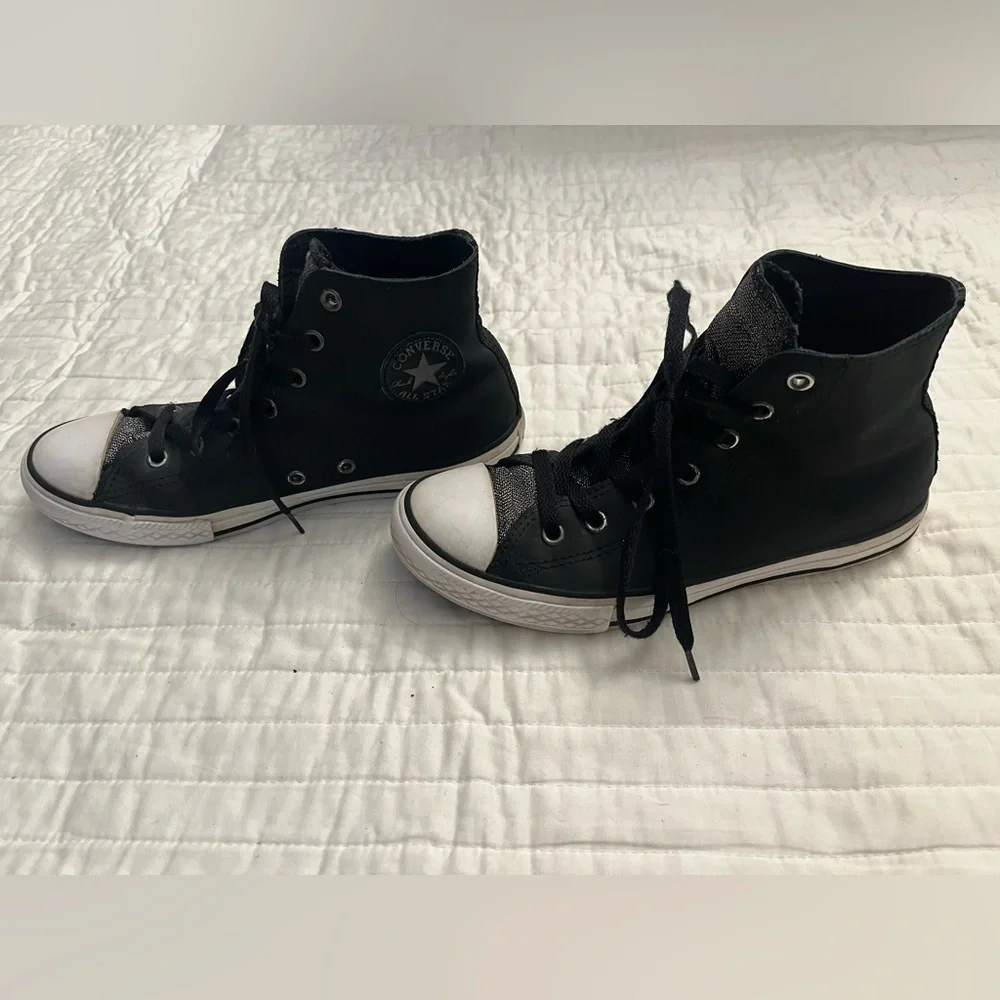 Converse Chuck Taylor All Star Glitter Leather High Top Sneaker